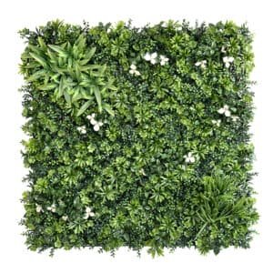 YES4HOMES 5 SQM Artificial Plant Wall Grass Panels Vertical Garden Tile Fence 1X1M Green - V278-5-X-CCGF039-GREENPLANT
