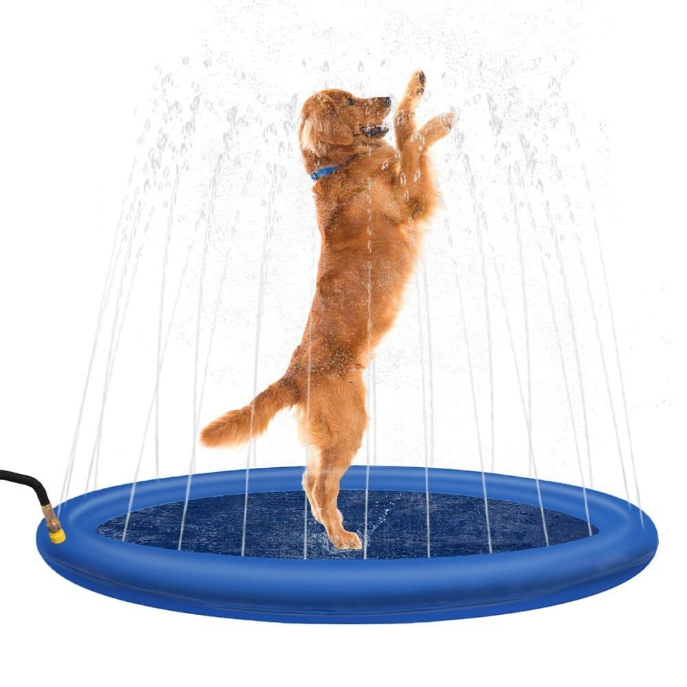 100cm Pet Sprinkler Water Splash Pad Dog/Cat Cooling Pond/Outdoor Toy - V278-98356-PET-SPRINKLER-PAD 100cm Pet Sprinkler Water Splash Pad Dog/Cat Cooling Pond/Outdoor Toy