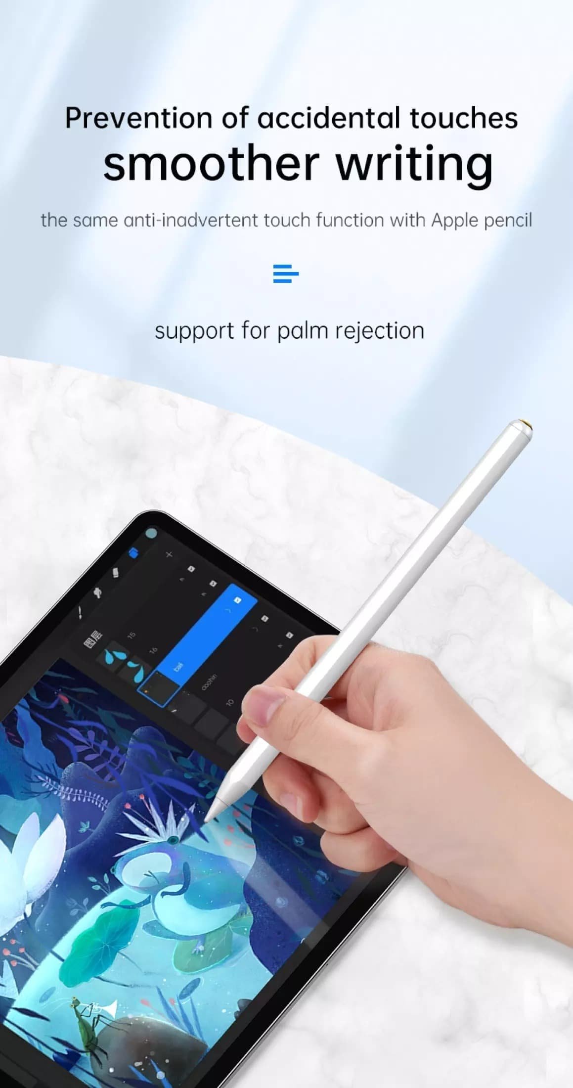 CHOETECH HG04 Automatic Capacitive Stylus Pen for iPad - V28-ELECHOHG04 CHOETECH HG04 Automatic Capacitive Stylus Pen for iPad - Image 2