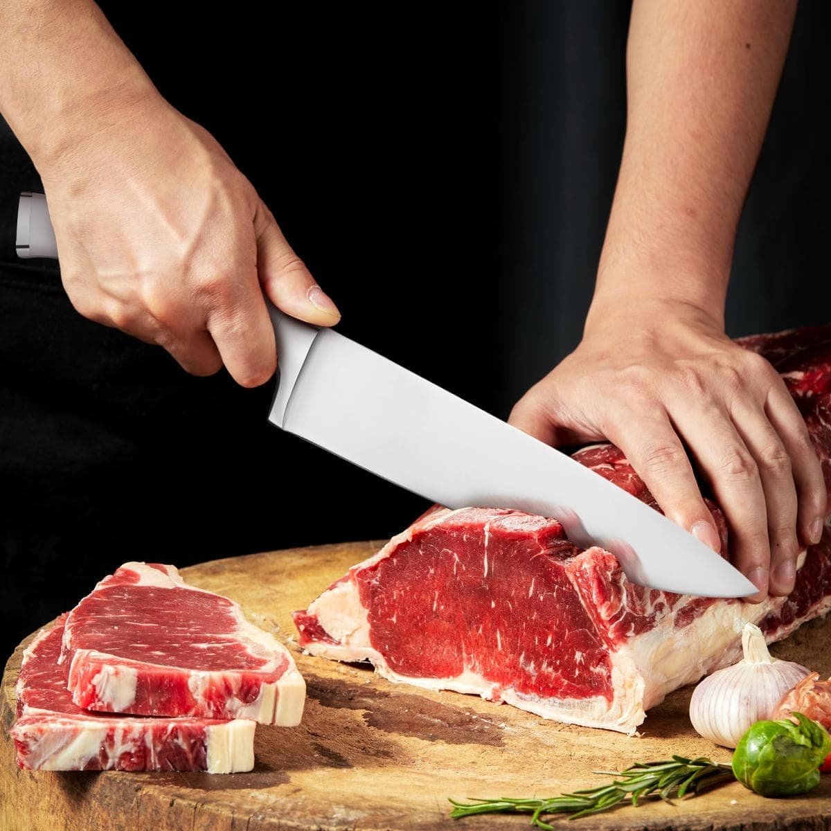 Warmot 3-Piece Ultra Sharp Chefs Knife Set with Gift Box (956-3) - V28-ELEWMTP956W3 V28 ELEWMTP956W3 197912 05