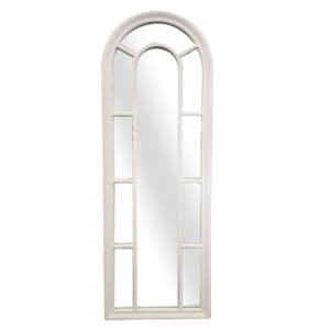 Window Style Mirror - White Arch 60cm x 180cm