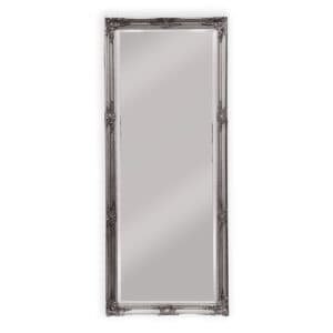 French Provincial Ornate Mirror - Antique Silver - Medium 70cm x 170cm