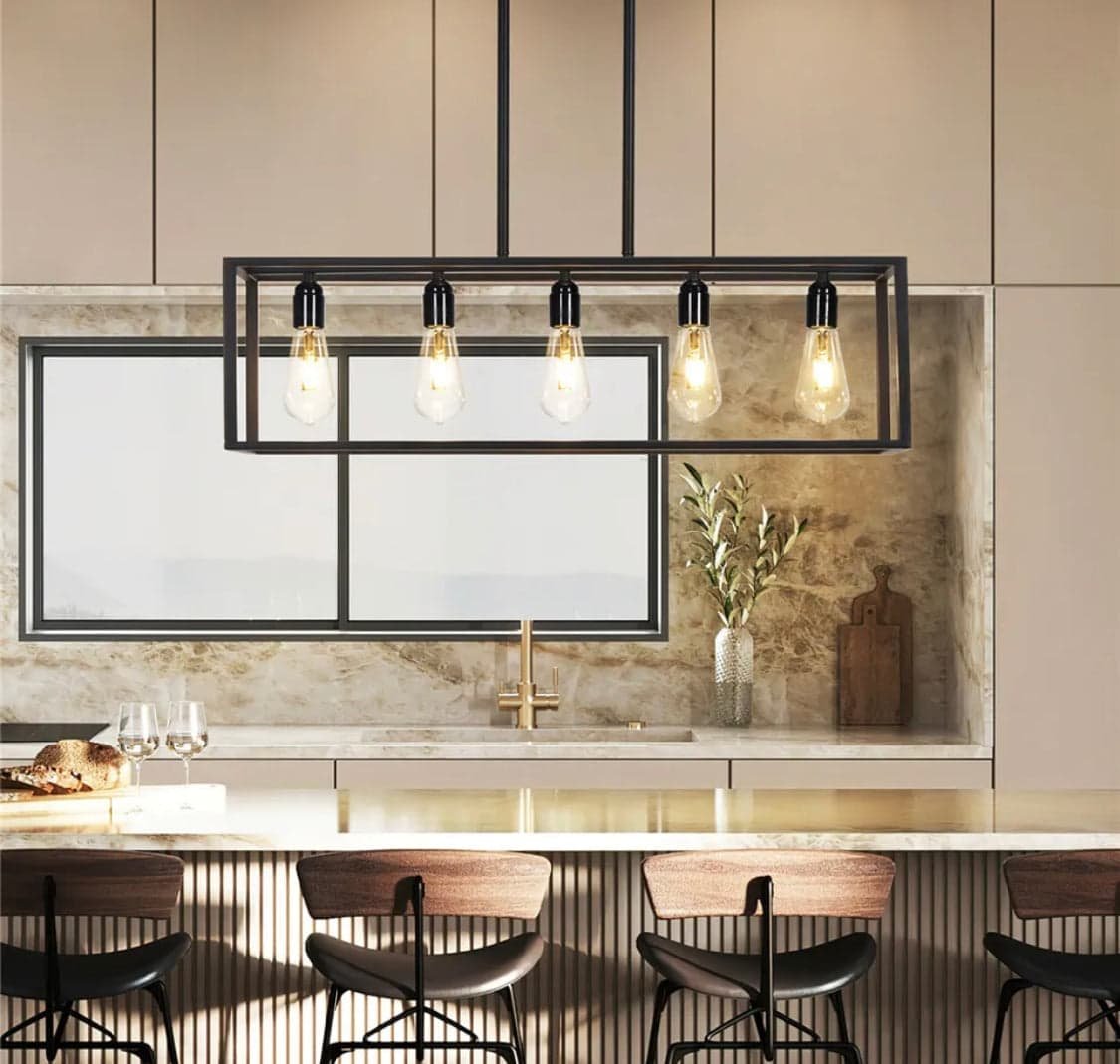 Interior Ave - Industrial 5 Light Chandelier - V355-IA-C1-B Interior Ave - Industrial 5 Light Chandelier - Image 2