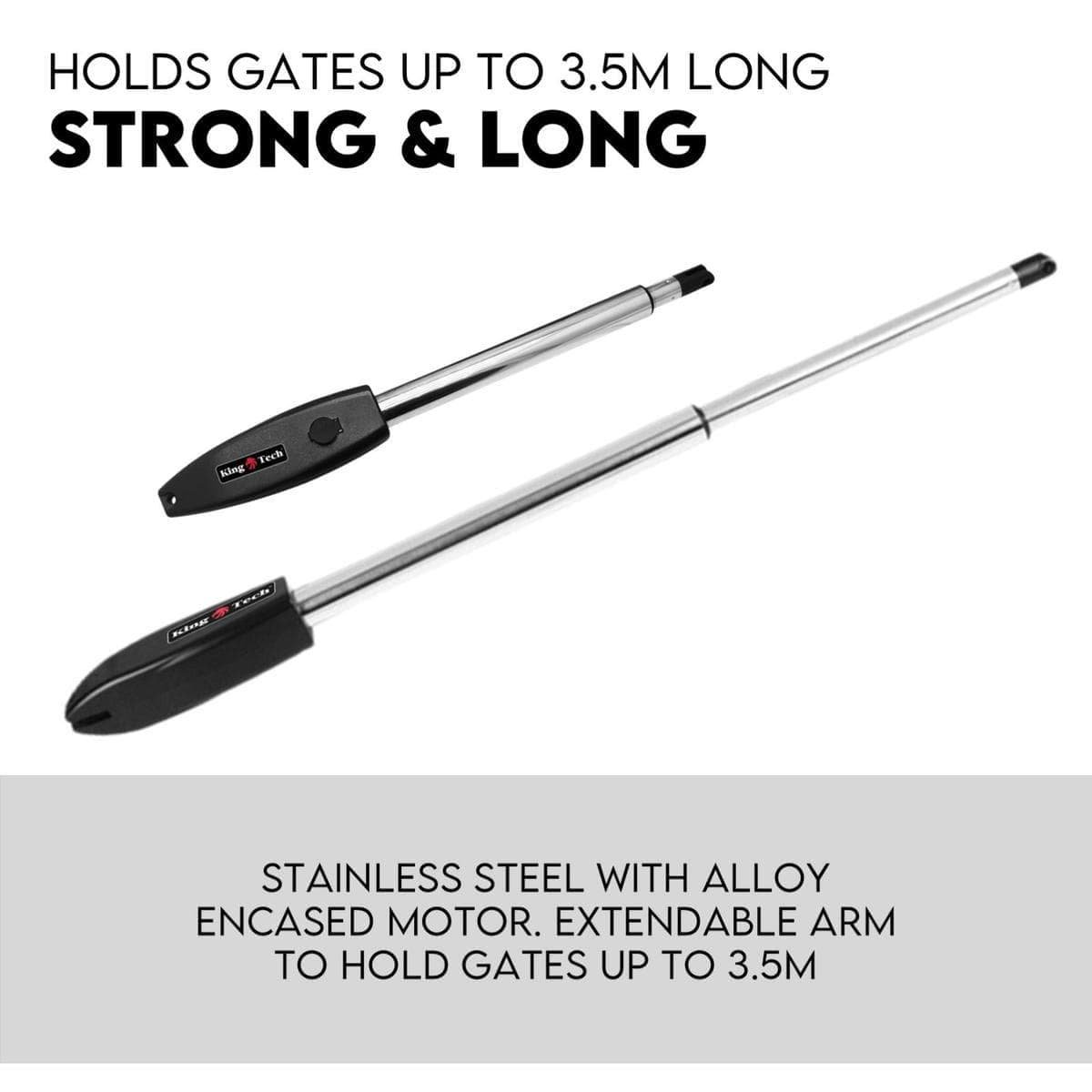 Double Swing Gate Opener Automatic Full Solar Power Kit Remote Control - V379-DBLESOLARSET05 V379 DBLESOLARSET05 202507211535 05