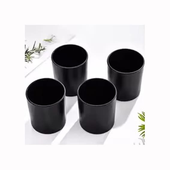 10 Pack Black Matt Tealight Candle Holder 6.5cm Festival Decor Wedding Propose Parties Holiday and Home Decor - V382-BLKFHX10 V382 BLKFHX10 202503072231 01