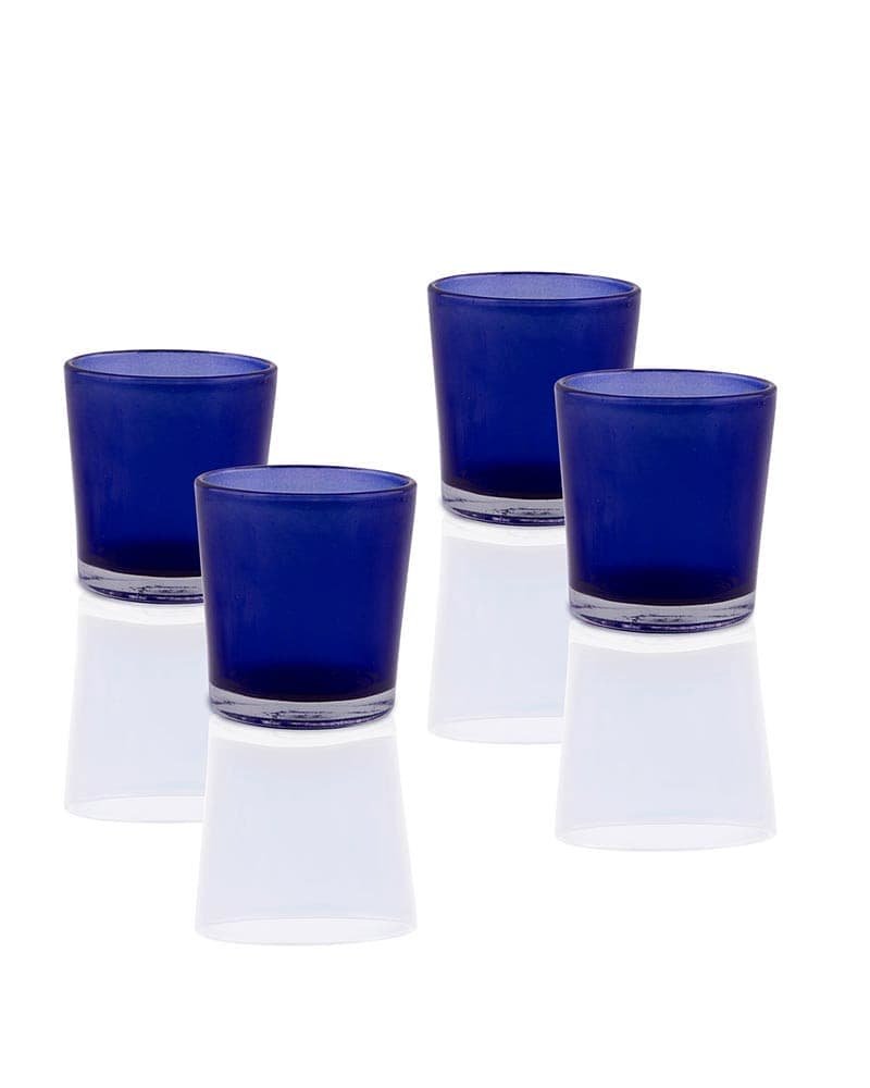 40 Pack Blue Frosted Glass Votive Tealight Candle Holders House Party Centerpiece Xmas Wedding Decor Glass Candlestick Party Decorations Bridal Baby Shower Event - V382-BLUFHX40 V382 BLUFHX40 202503121011 03
