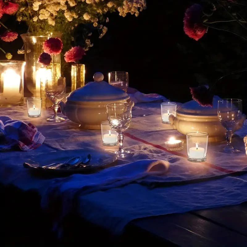 20 Pack Tealight Glass Votive Candle Holders Bulk Set Festival Decor Wedding Propose Parties Holiday and Home Decor - V382-CHX20 V382 CHX20 202503072235 01