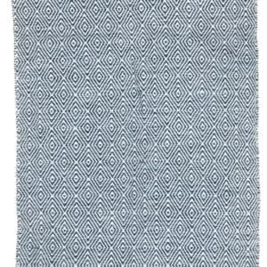 Blue/white kilim rug 90x150 cm