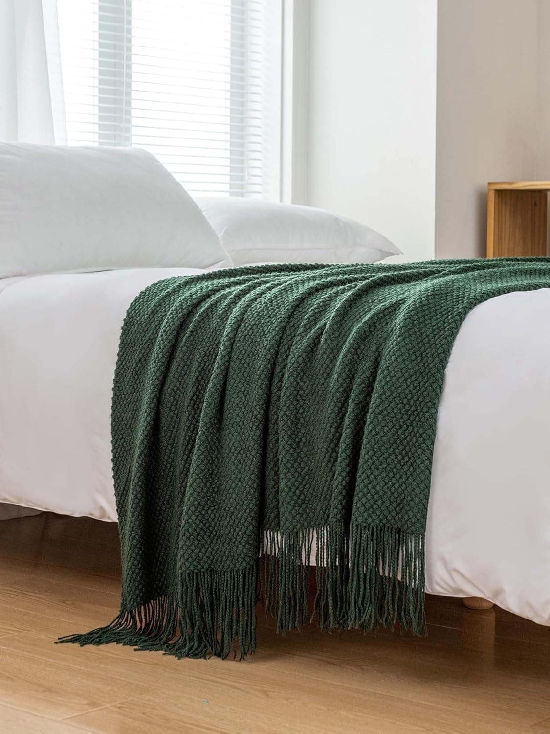 Micro Plush Knitted Woven Throw Blanket - Forest - V439-ACTHROWFR V439 ACTHROWFR 191103 03