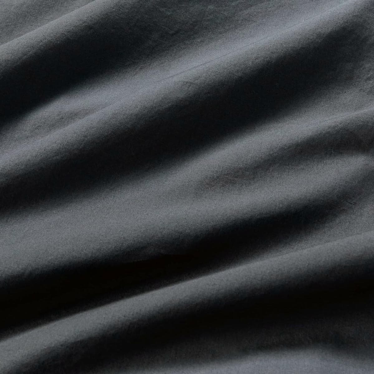 100% Vintage Washed Cotton Fitted Sheet Combo Set – 100% Natural Cotton, Ultra Soft & Breathable – Includes Fitted Sheet & Pillowcases – Machine Washable (Charcoal, Single) - V439-AFSETWASHCC V439 AFSETWASHCC 202507150925 03