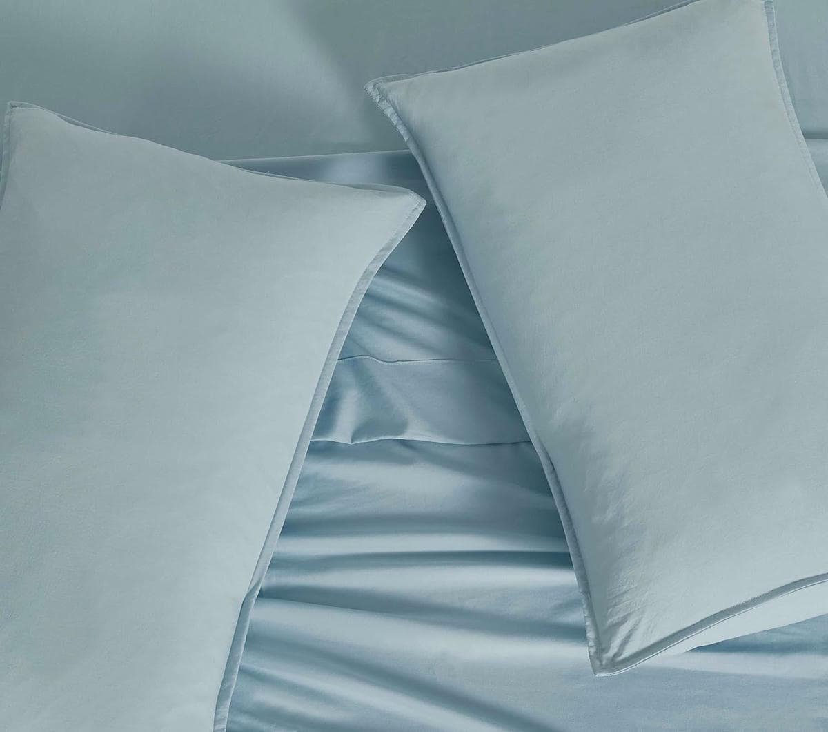 Vintage Washed Microfibre Sheet Set (Blue, Queen) - V439-CSSTBLUEWM V439 CSSTBLUEWM 218350 03