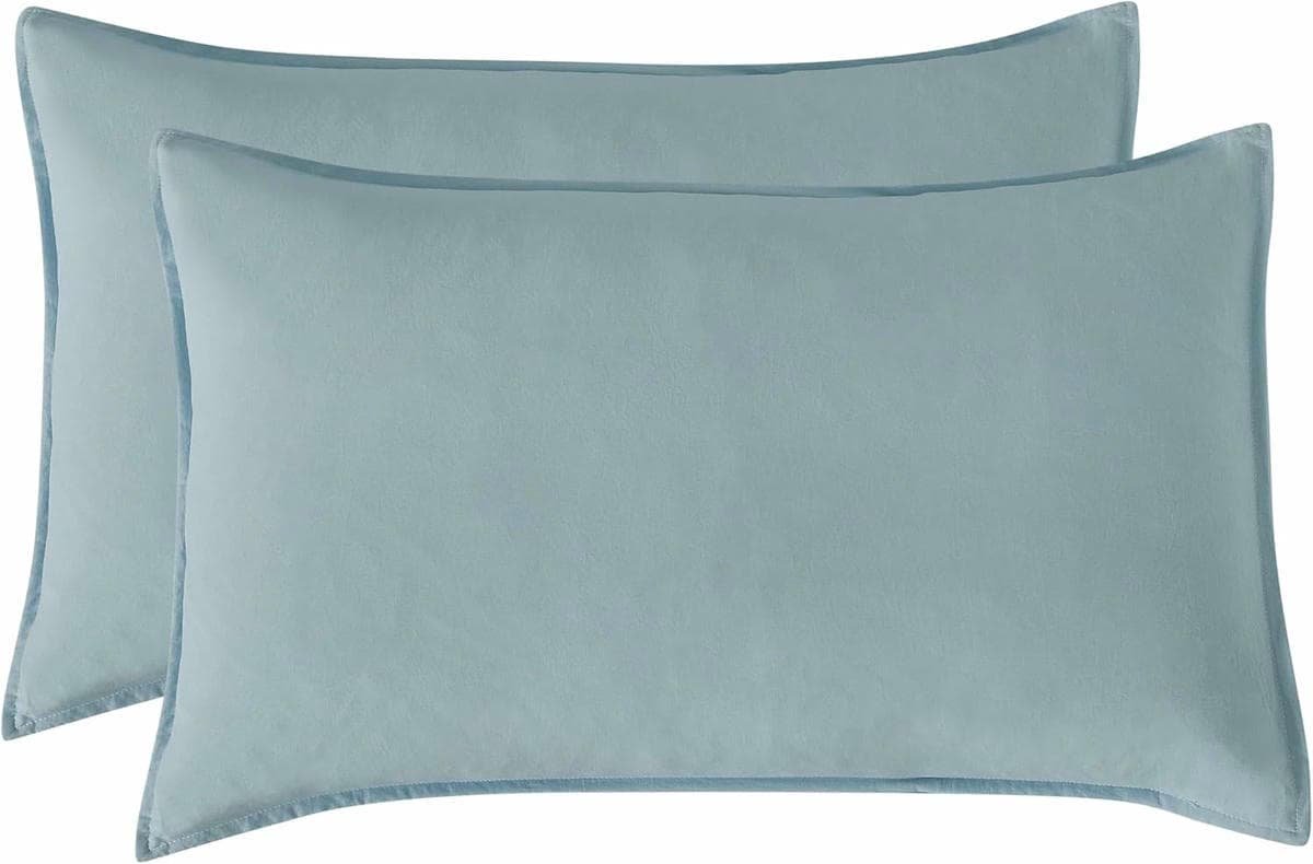 Vintage Washed Microfibre Sheet Set (Blue, Queen) - V439-CSSTBLUEWM V439 CSSTBLUEWM 218350 08