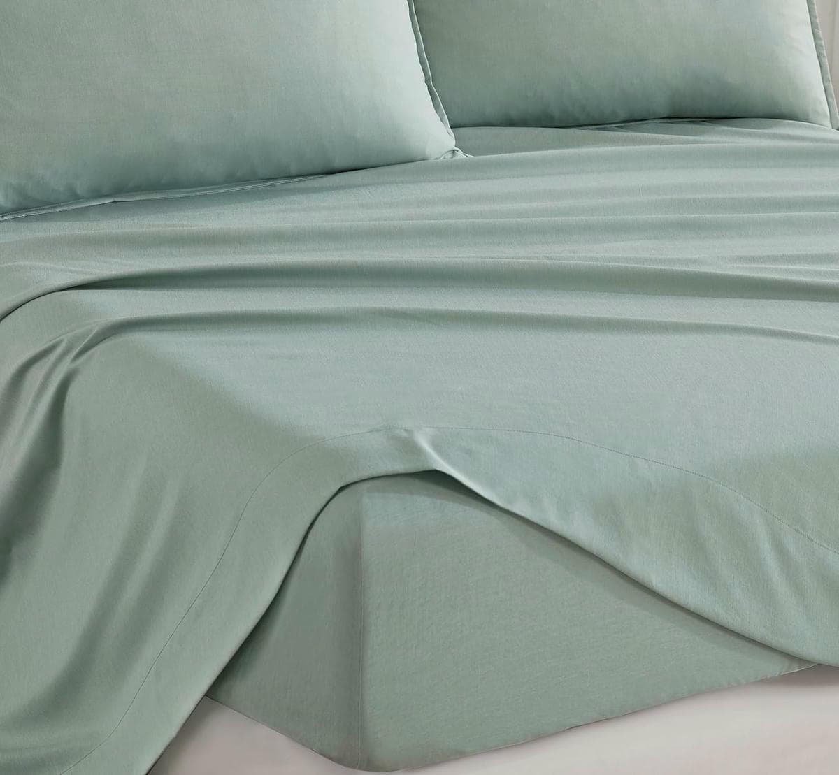 Bamboo Microfibre Sheet Set - Sage Green - King - V439-DSSTBAMPOLYSAGE V439 DSSTBAMPOLYSAGE 210901 02