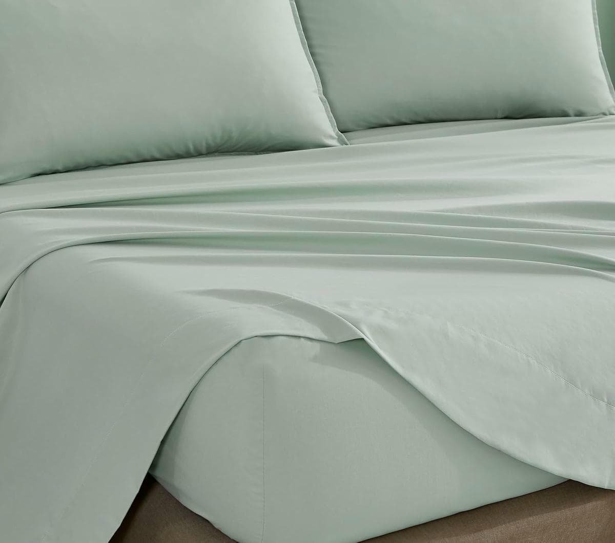Vintage Washed Microfibre Sheet Set (Sage, King) - V439-DSSTSAGEWM V439 DSSTSAGEWM 218341 02
