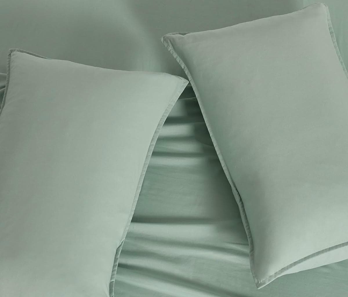Vintage Washed Microfibre Sheet Set (Sage, King) - V439-DSSTSAGEWM V439 DSSTSAGEWM 218341 05