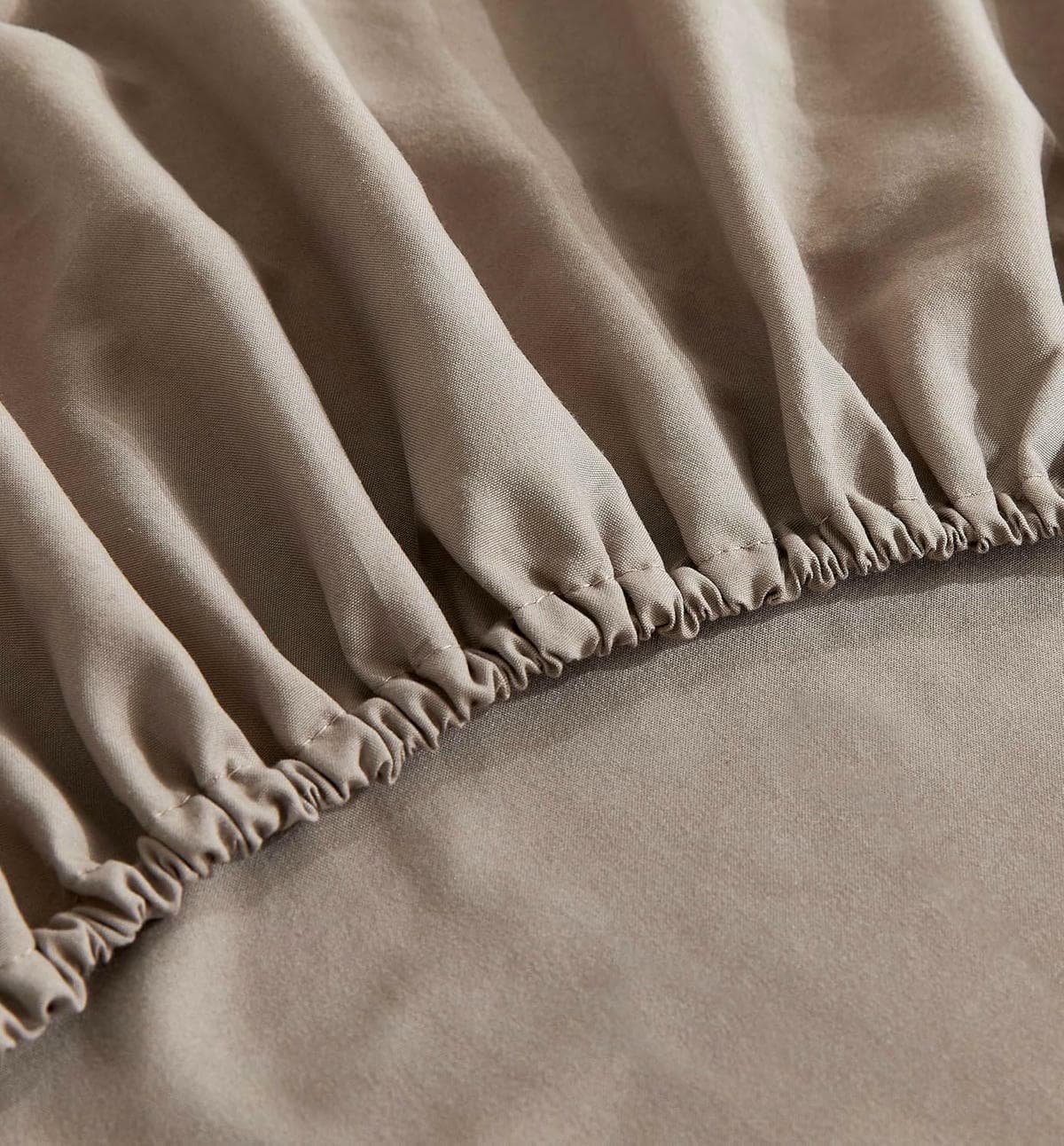 Vintage Washed Microfibre Sheet Set (Truffle, King Single) - V439-KSSSTTRUFFLEWM V439 KSSSTTRUFFLEWM 218333 03