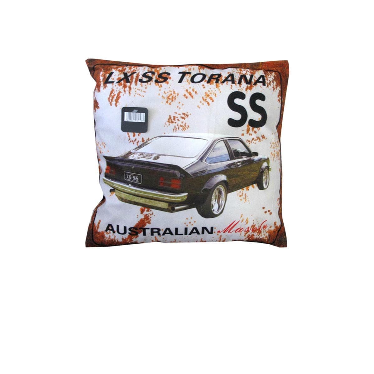 Australian Muscle Car Cushion SS Torana Black - V442-ABR-CUSHION-MUSCLECARSS-BLACK-SQ Australian Muscle Car Cushion SS Torana Black