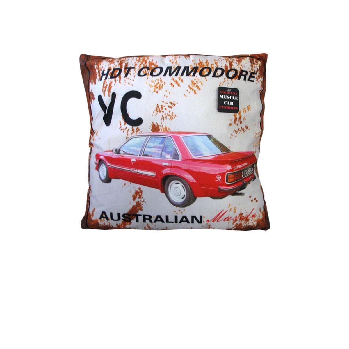 Australian Muscle Car Cushion VC HDT Comodore - V442-ABR-CUSHION-MUSCLECARVC-RED-SQ Australian Muscle Car Cushion VC HDT Comodore