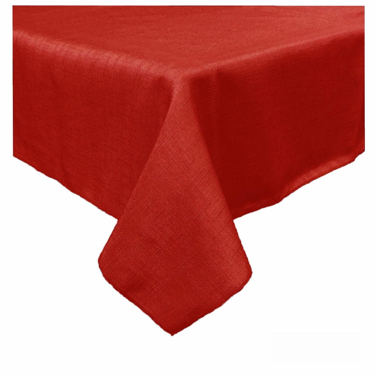 Emporio Slub Table Cloth Red 180 cm Round - V442-ABR-TABLEC-EMPORIOSLUB180CM-RED-RD Emporio Slub Table Cloth Red 180 cm Round