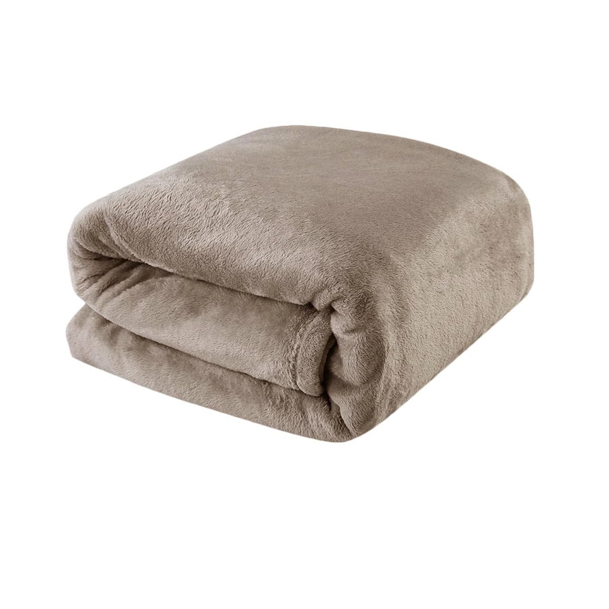 V442 ATX BLANKET CORALFLEECE BROWN KI 204822 00