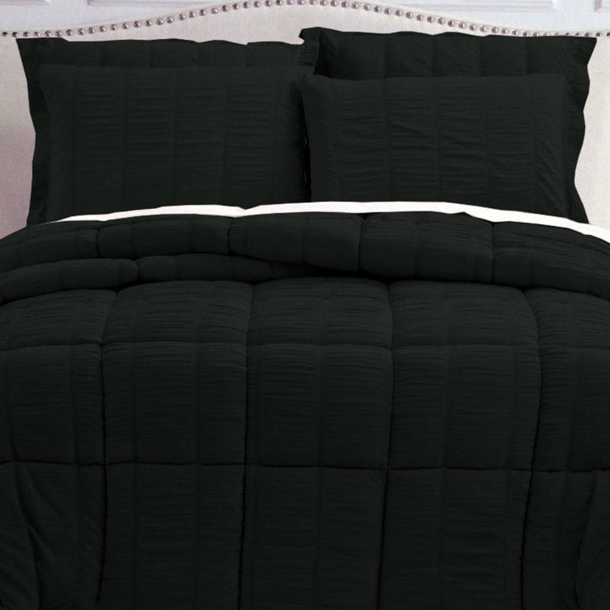 V442 ATX COMFORTER SEERSUCKER BLACK KI 202503121026 00