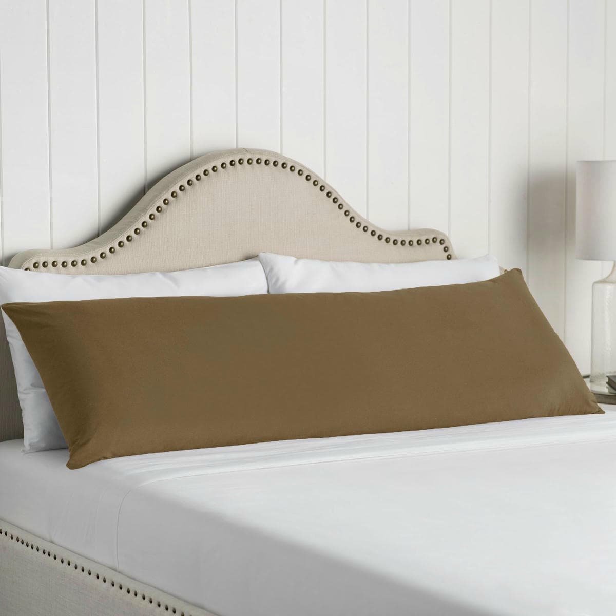 Artex 100% Cotton Body Pillowcase Brown - V442-ATX-PILLOWC-COTTONBODY-BROWN-BO Artex 100% Cotton Body Pillowcase Brown