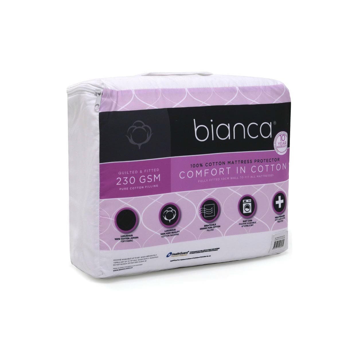 V442 BCA MATTRESSP COTTON WHITE DS 202927 00