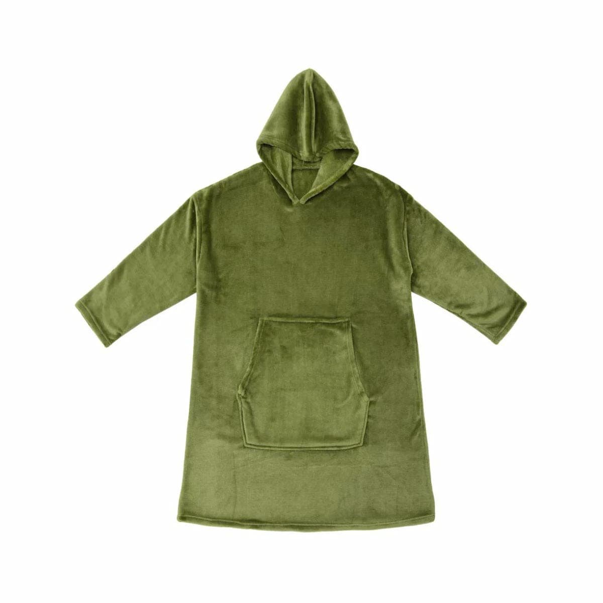 V442 HIN BLANKET HOODIE MOSSGREEN L 190622 00