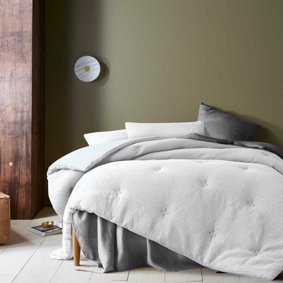 V442 HIN COMFORTER SOHOWAFFLE WHITE QS 158462 00