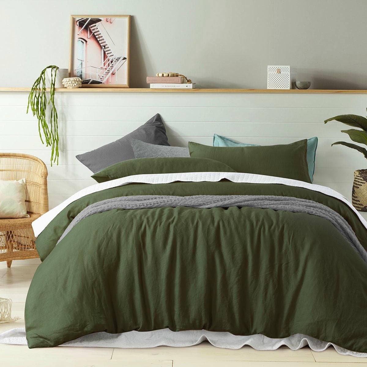 V442 HIN QUILTCS LINEN OLIVE QS 204762 00