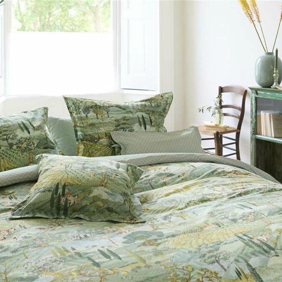 PIP Studio Toscana Green Cotton Quilt Cover Set Queen - V442-HIN-QUILTCS-TOSCANA-GREEN-QS PIP Studio Toscana Green Cotton Quilt Cover Set Queen - Image 2