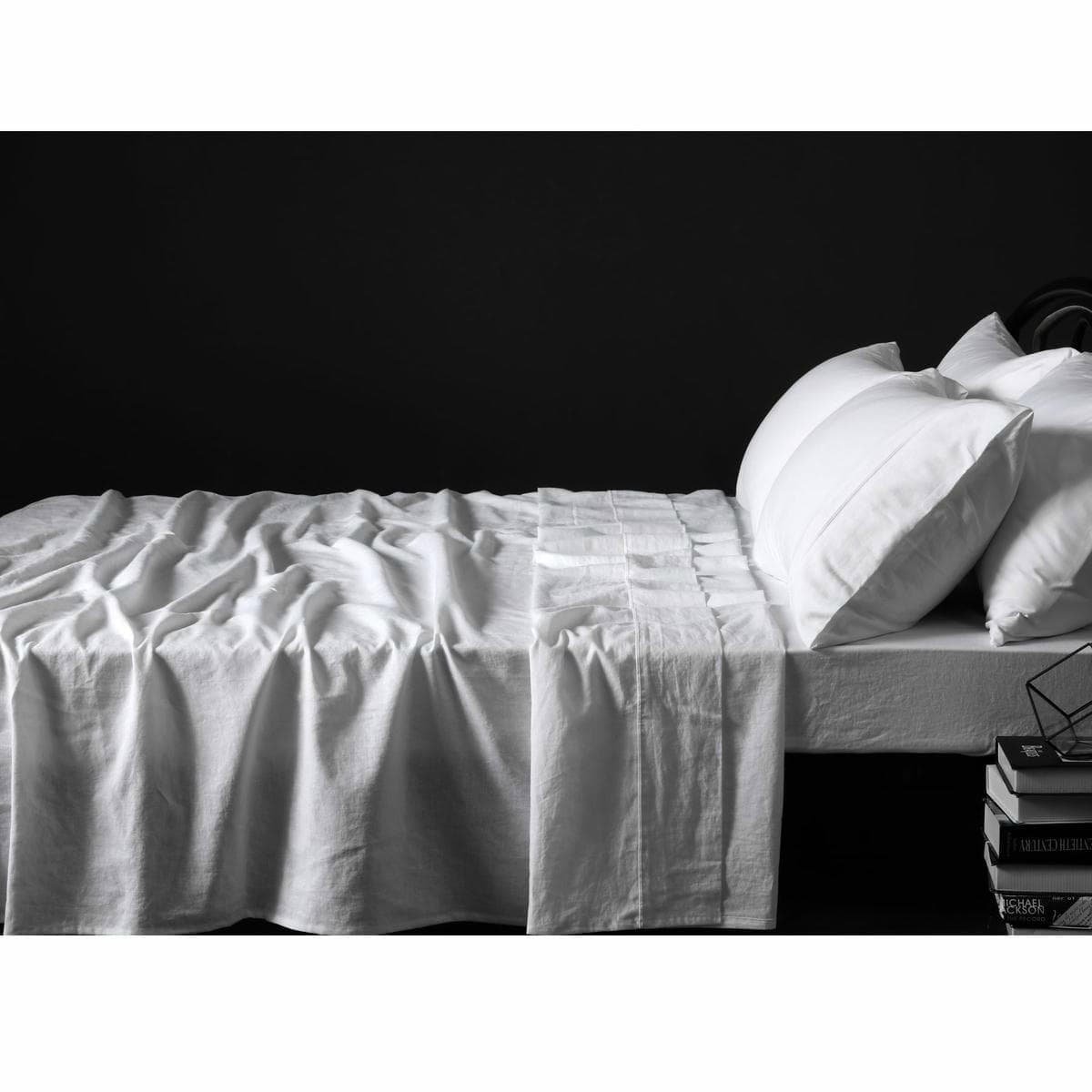 V442 HIN SHEETS LINEN WHITE QS 213111 00