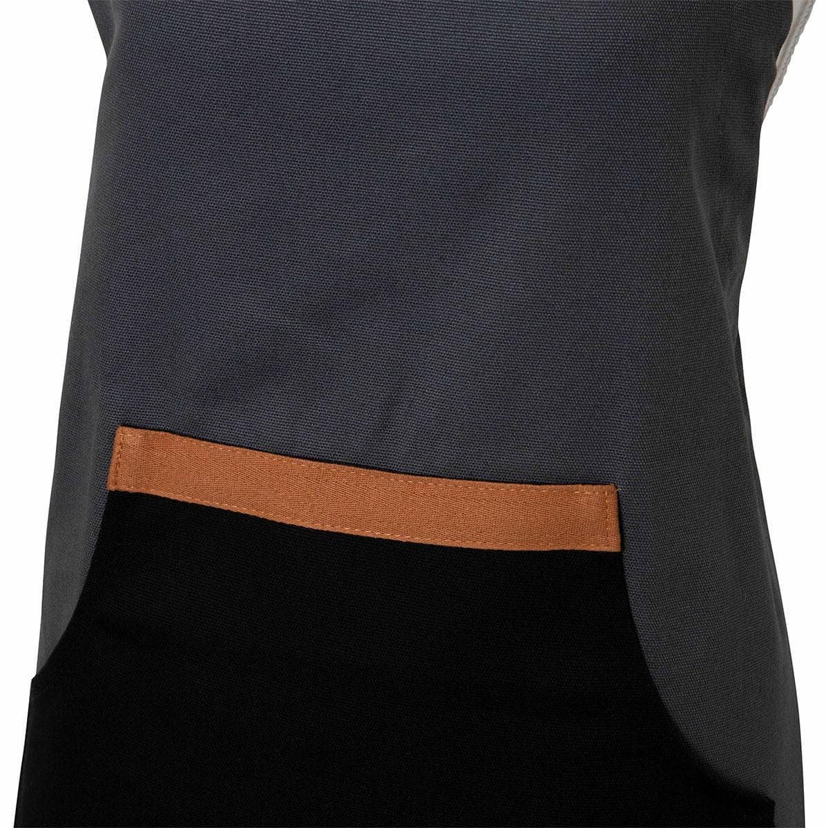 J Elliot Home Selby Cotton Apron 83 x 68 cm Charcoal & Black - V442-IDC-APRON-SELBY-CHARCOAL-SH J Elliot Home Selby Cotton Apron 83 x 68 cm Charcoal & Black - Image 2