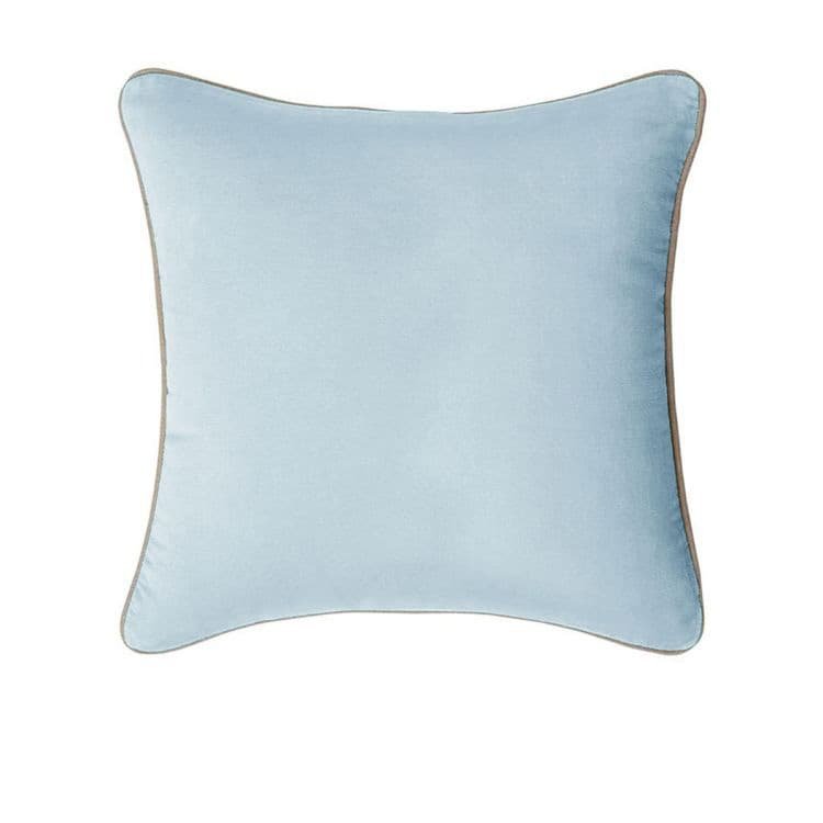 J Elliot Home Gabriel 100% Cotton Filled Cushion 60 x 60 cm Illusion Blue - V442-IDC-CUSHION-GABRIEL-ILLUSIONBLUE-SQ J Elliot Home Gabriel 100% Cotton Filled Cushion 60 x 60 cm Illusion Blue