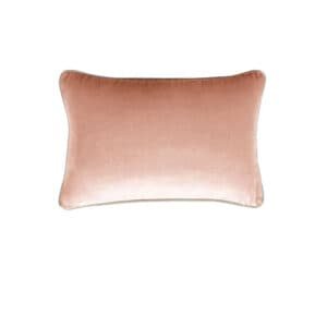 J Elliot Home Gabriel 100% Cotton Oblong Cushion Cover 33 x 48 cm Blush