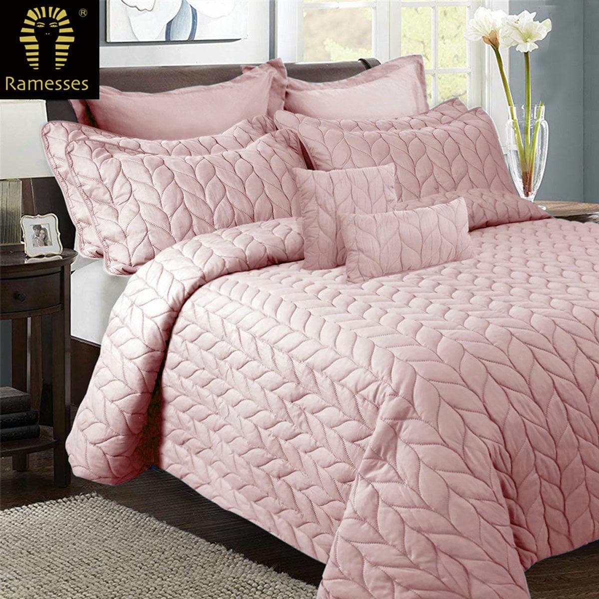 V442 KIT COMFORTER 9PCESULTRASONIC ROSEPINK KI 146452 00