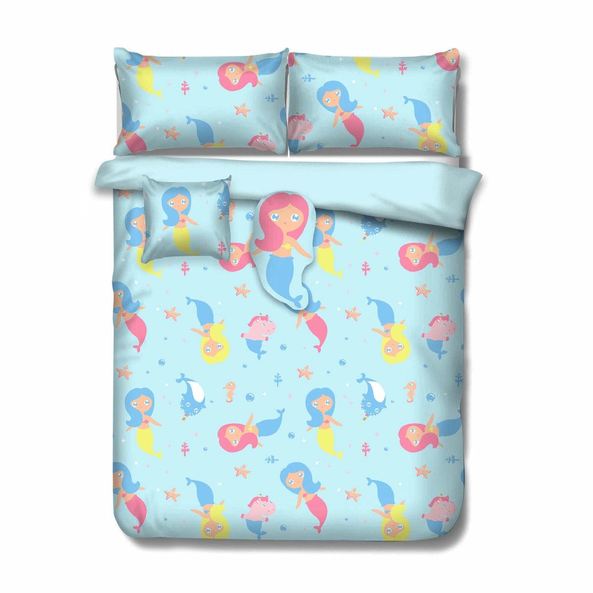 V442 KIT COMFORTER MERMAID AQUA DS 173568 00