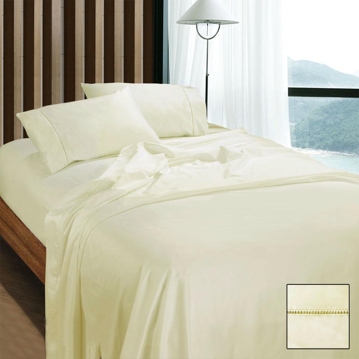 V442 KIT SHEETS 1100TCEGYPTIAN CREAM QS 146402 00