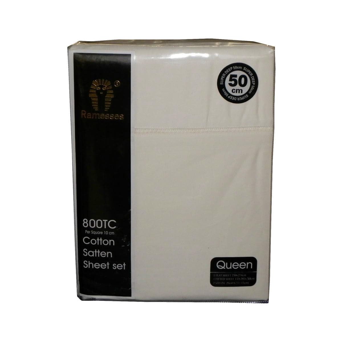 V442 KIT SHEETS 800TC CREAM KI 150913 00