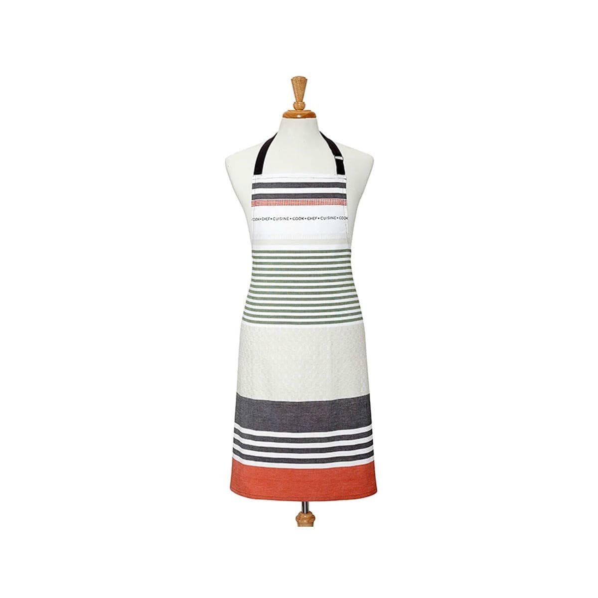 Ladelle Intrinsic Cotton Apron 70 x 89 cm - V442-LDE-APRON-INTRINSIC-CORAL-SH Ladelle Intrinsic Cotton Apron 70 x 89 cm