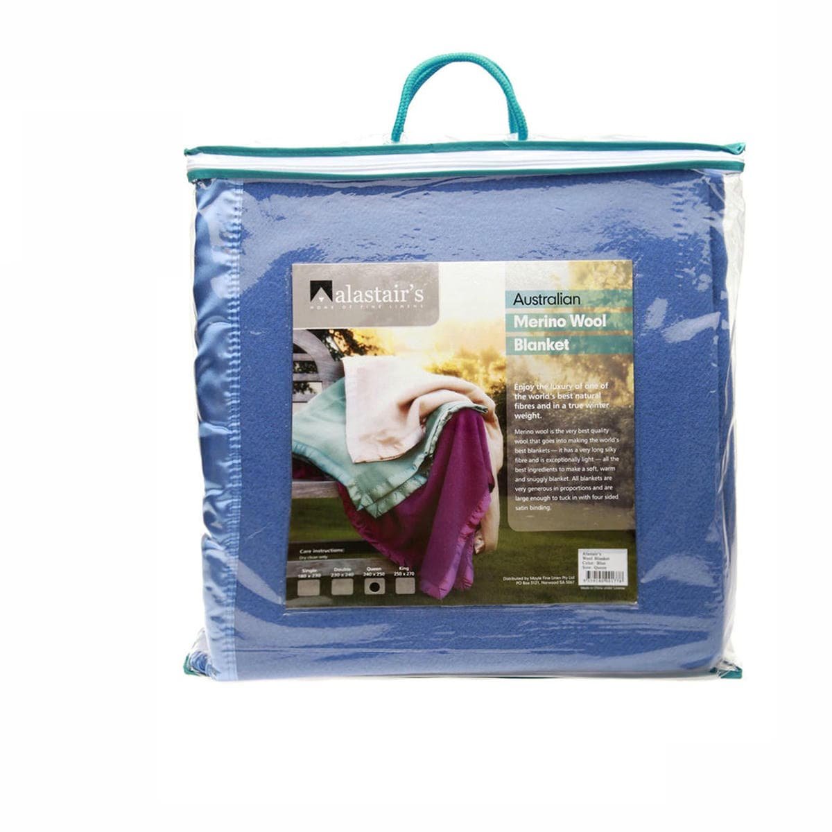 V442 MFL BLANKET WOOL BLUE QS 202897 00