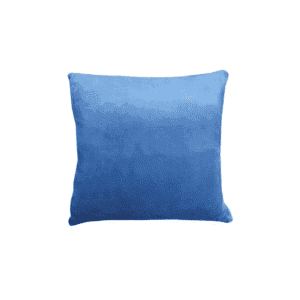 Alastairs Augusta Faux Mink Square Cushion Denim