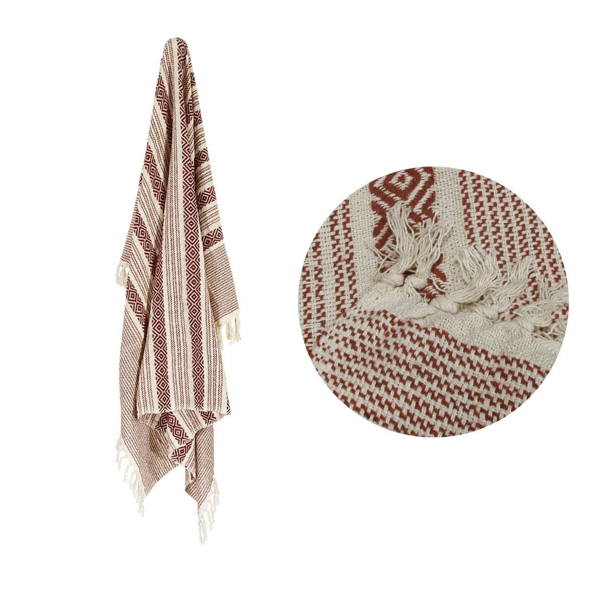 V442 MFL THROW AZTEC RUST RE 208795 00