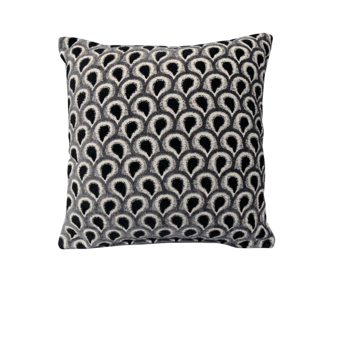 V442 RAP CUSHIONC PEACOCK BLACK SQ 208780 00
