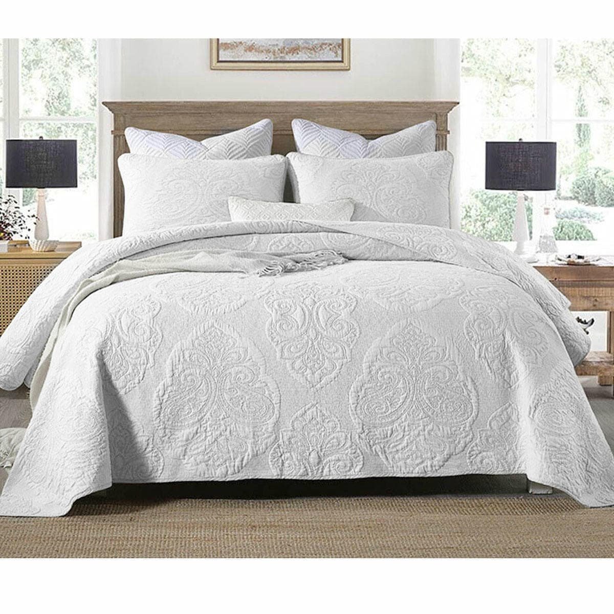V442 STT COVERLET ROYALE WHITE QS 209118 00