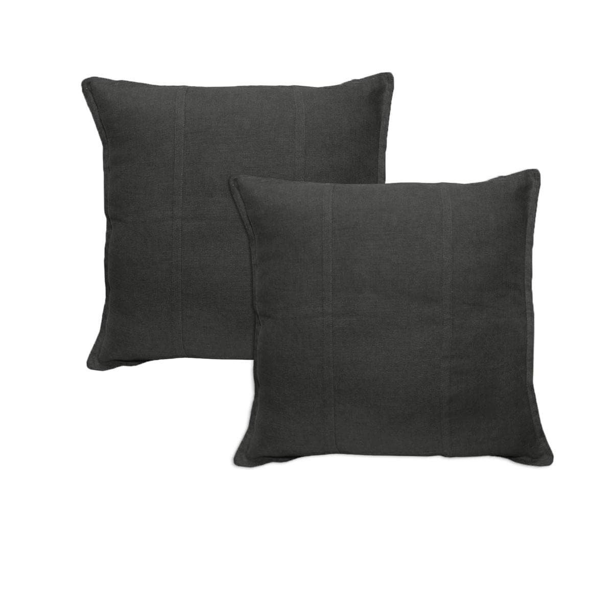 V442 UNA PILLOWC PURELINEN CHARCOAL EU 209093 00