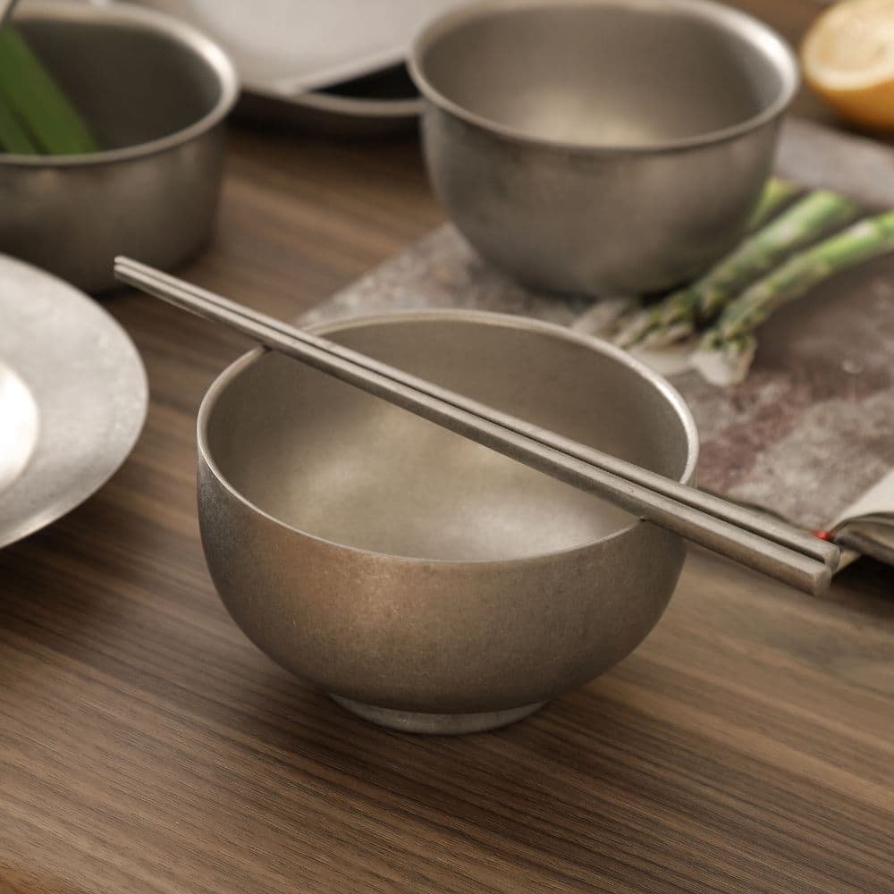Kylin 304 Stainless Steel Classic Chopstick - Snow Gray - V445-C413756 Kylin 304 Stainless Steel Classic Chopstick - Snow Gray - Image 5