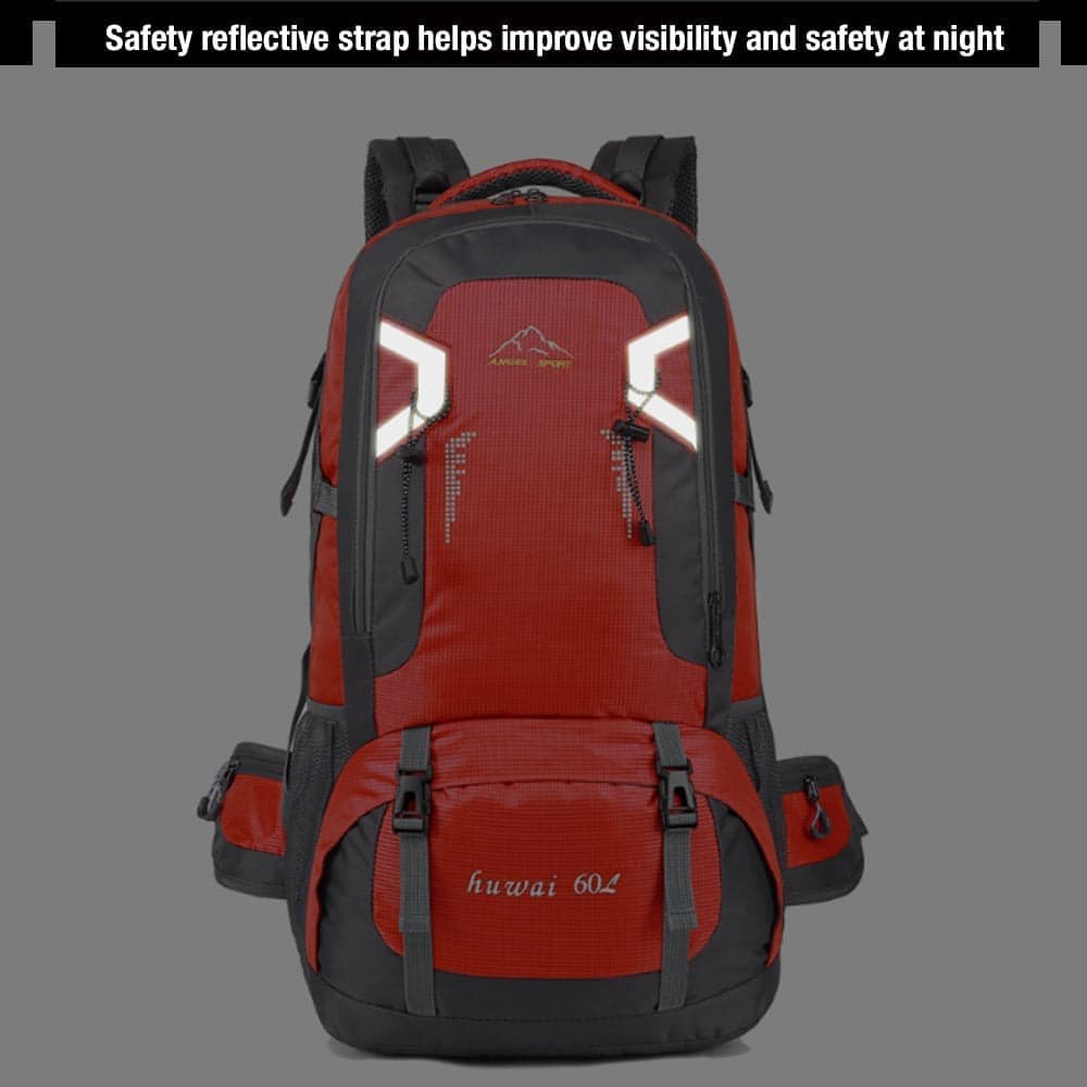 60L Waterproof Outdoor Hiking Backpack Camping Outdoor Trekking Bag(Blue) - V462-TO-29-06 60L Waterproof Outdoor Hiking Backpack Camping Outdoor Trekking Bag(Blue) - Image 8