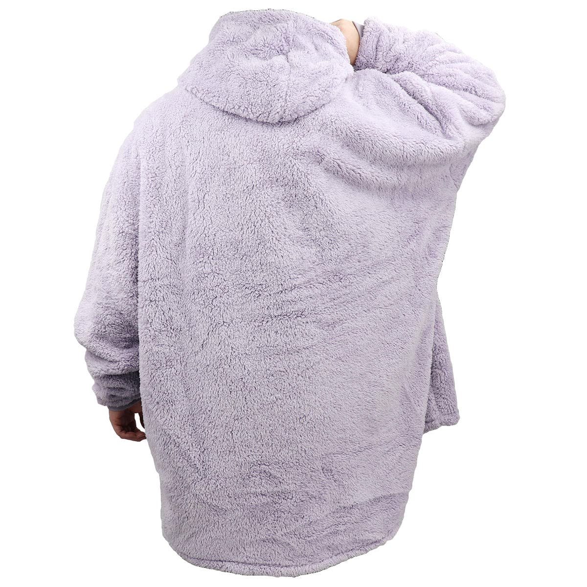 Oversized Soft Pullover Plain Hoodie Warm Fleece Blanket Plush Winter Sweatshirt, Blue Tie-Dye, Adult - V474-438922 Oversized Soft Pullover Plain Hoodie Warm Fleece Blanket Plush Winter Sweatshirt, Blue Tie-Dye, Adult - Image 8