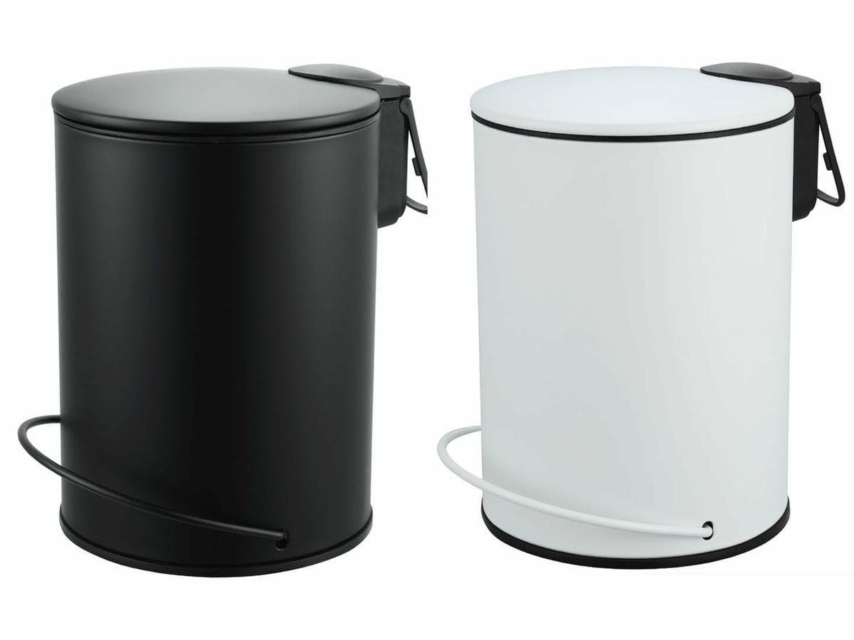 3L Soft Close Pedal Bin White - V498-3LBINWH 3L Soft Close Pedal Bin White - Image 2